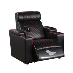 Single seat video room private cinema sofa luxury, all-electric stretching function