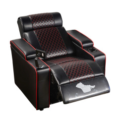 Single seat video room private cinema sofa luxury, all-electric stretching function