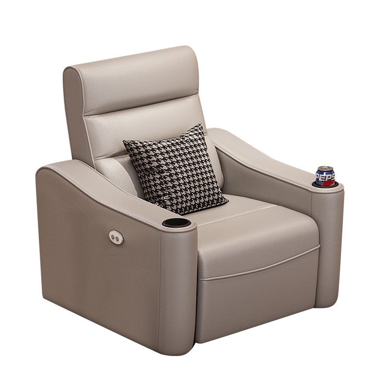 Single seat video room private cinema sofa luxury, all-electric stretching function