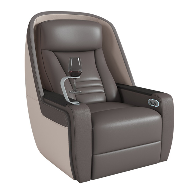 Single seat video room private cinema sofa luxury, all-electric stretching function