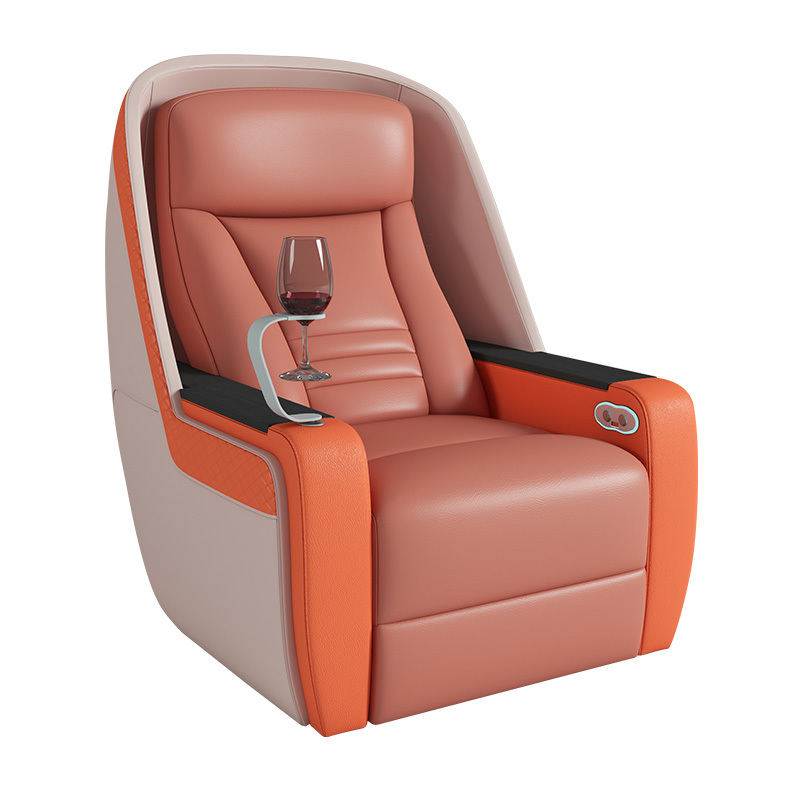 Single seat video room private cinema sofa luxury, all-electric stretching function