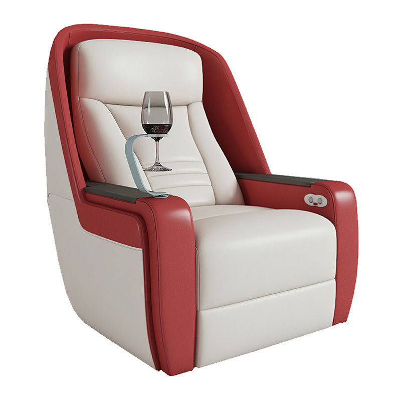 Single seat video room private cinema sofa luxury, all-electric stretching function