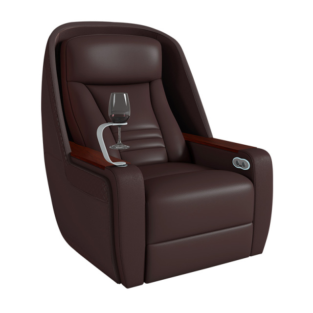 Single seat video room private cinema sofa luxury, all-electric stretching function