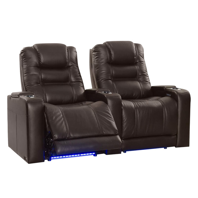 Two-seat video room private cinema sofa luxury, all-electric stretching function