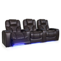 Three-seat video room private cinema sofa luxury, all-electric stretching function
