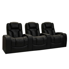 Three-seat video room private cinema sofa luxury, all-electric stretching function