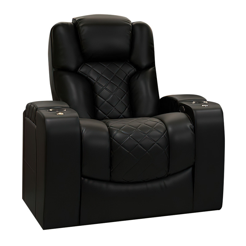 Single seat video room private cinema sofa luxury, all-electric stretching function