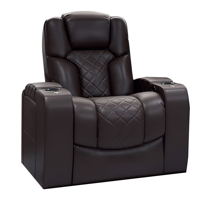 Single seat video room private cinema sofa luxury, all-electric stretching function