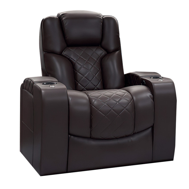 Single seat video room private cinema sofa luxury, all-electric stretching function