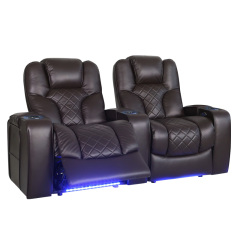 Two-seat video room private cinema sofa luxury, all-electric stretching function