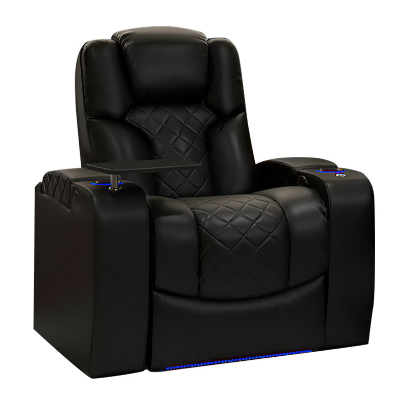 Single seat video room private cinema sofa luxury, all-electric stretching function