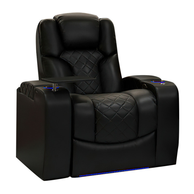 Single seat video room private cinema sofa luxury, all-electric stretching function
