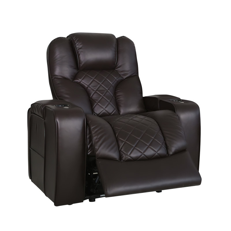 Single seat video room private cinema sofa luxury, all-electric stretching function