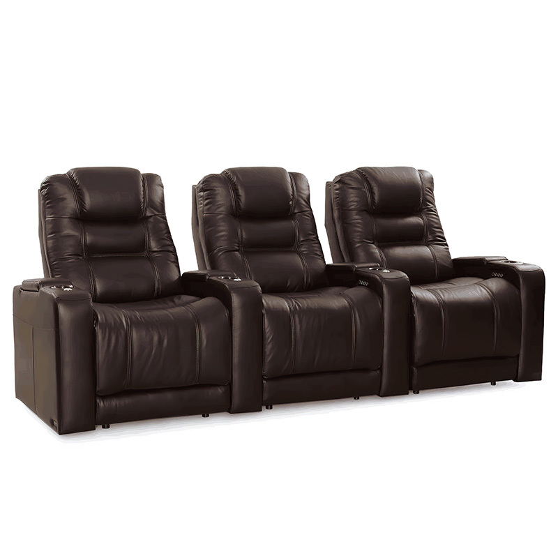 Three-seat video room private cinema sofa luxury, all-electric stretching function