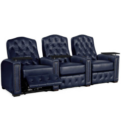 Three-seat video room private cinema sofa luxury, all-electric stretching function