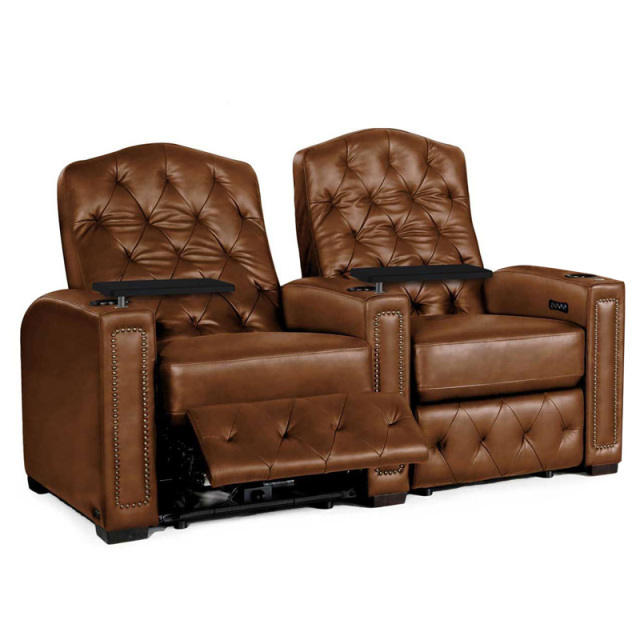 Two-seat video room private cinema sofa luxury, all-electric stretching function