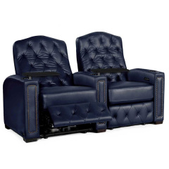 Two-seat video room private cinema sofa luxury, all-electric stretching function