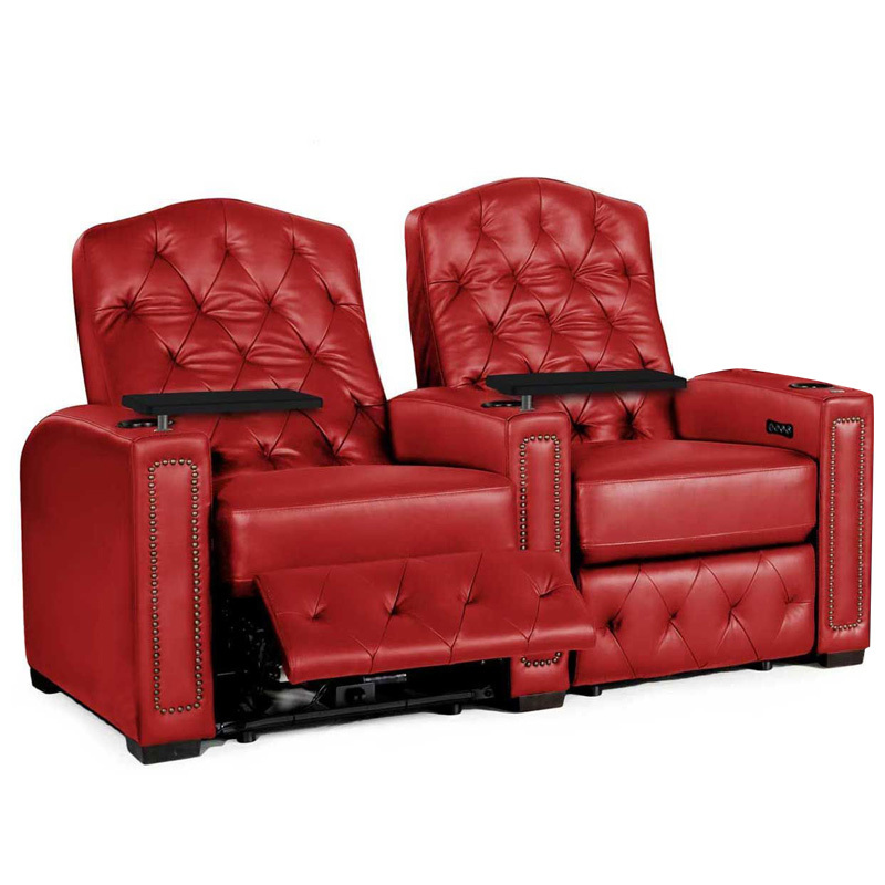 Two-seat video room private cinema sofa luxury, all-electric stretching function