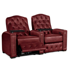 Two-seat video room private cinema sofa luxury, all-electric stretching function
