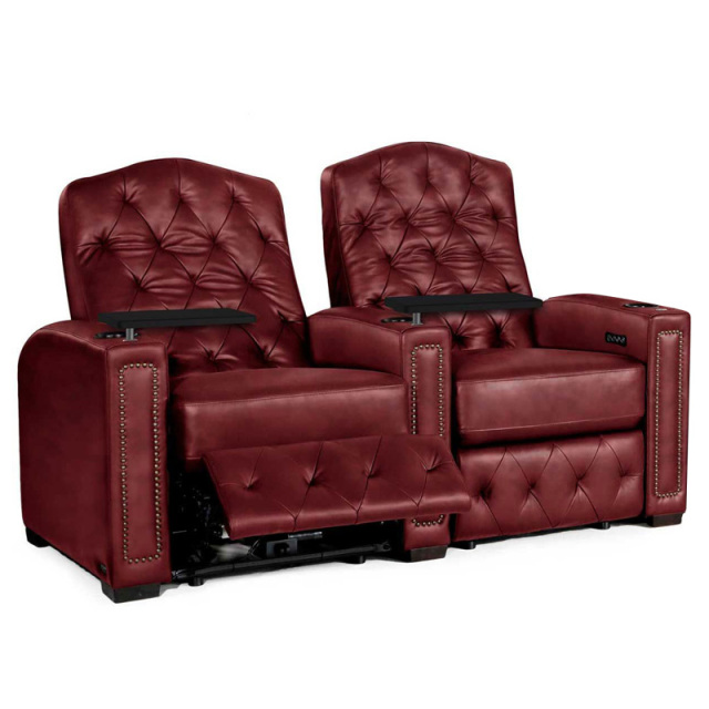 Two-seat video room private cinema sofa luxury, all-electric stretching function
