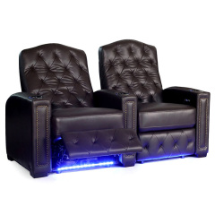 Two-seat video room private cinema sofa luxury, all-electric stretching function