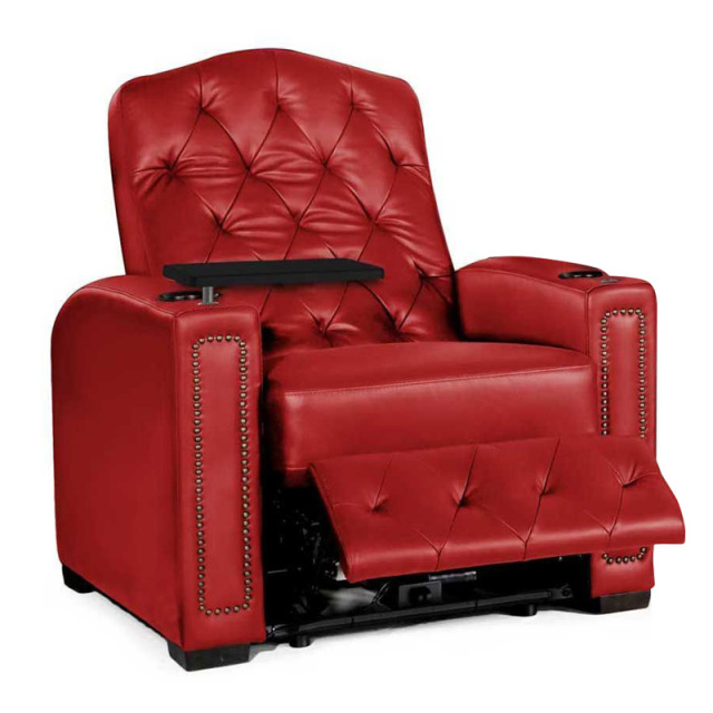 Single seat video room private cinema sofa luxury, all-electric stretching function