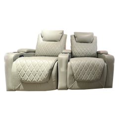 Two-seat video room private cinema sofa luxury, all-electric stretching function