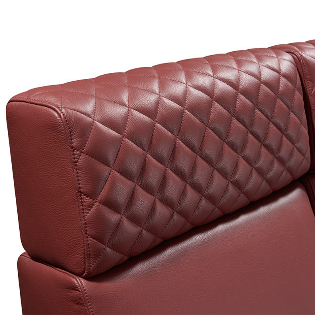 Four-seat video room private cinema sofa luxury, all-electric stretching function