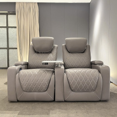 Two-seat video room private cinema sofa luxury, all-electric stretching function
