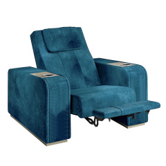 Single seat video room private cinema sofa luxury, all-electric stretching function