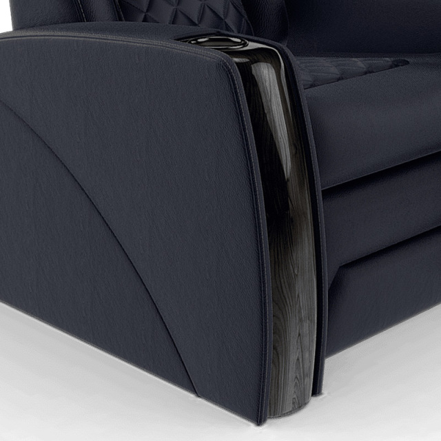 Single seat video room private cinema sofa luxury, all-electric stretching function