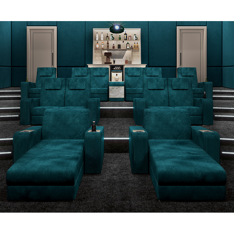 chaise video room private cinema sofa luxury, all-electric stretching function