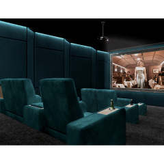 chaise video room private cinema sofa luxury, all-electric stretching function