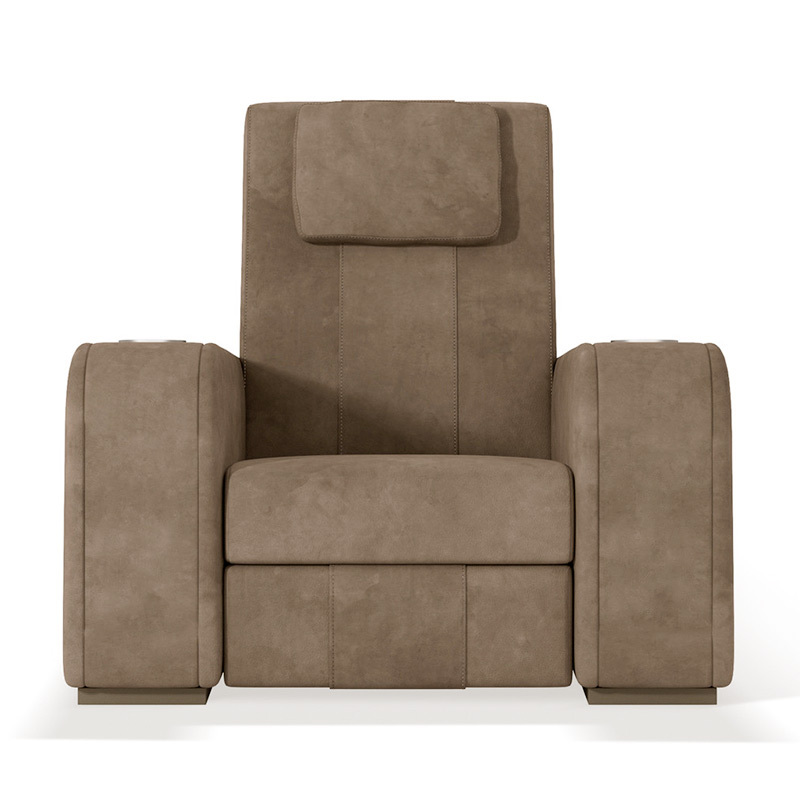 Single seat video room private cinema sofa luxury, all-electric stretching function