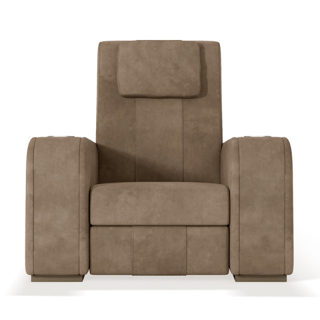 Single seat video room private cinema sofa luxury, all-electric stretching function