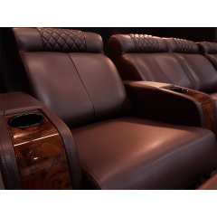 Single seat video room private cinema sofa luxury, all-electric stretching function