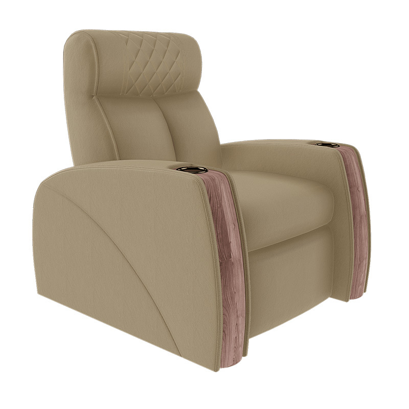 Single seat video room private cinema sofa luxury, all-electric stretching function