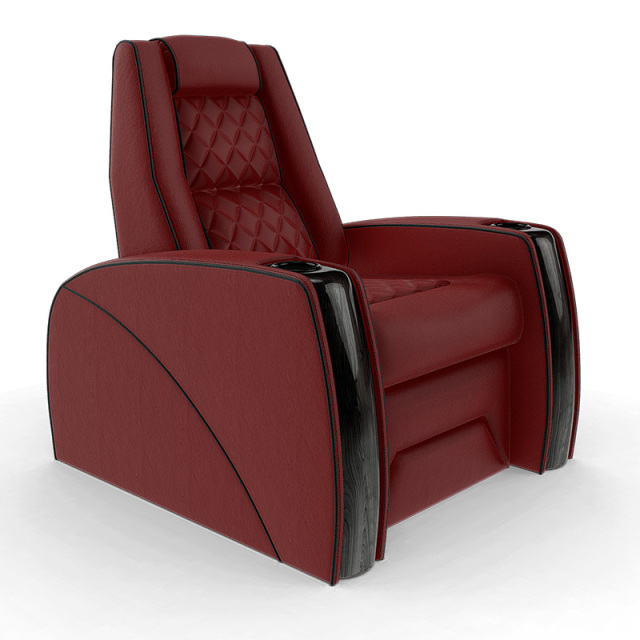 Single seat video room private cinema sofa luxury, all-electric stretching function