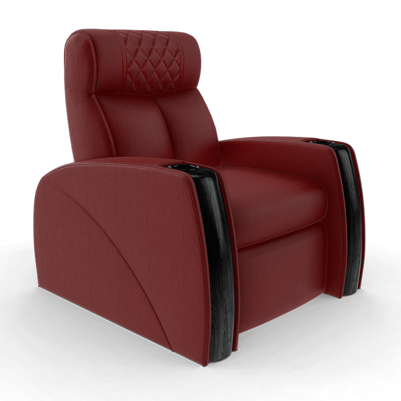 Single seat video room private cinema sofa luxury, all-electric stretching function