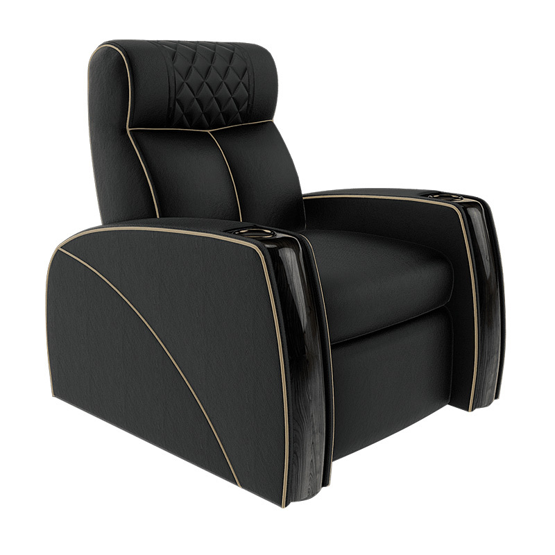 Single seat video room private cinema sofa luxury, all-electric stretching function