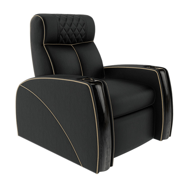 Single seat video room private cinema sofa luxury, all-electric stretching function