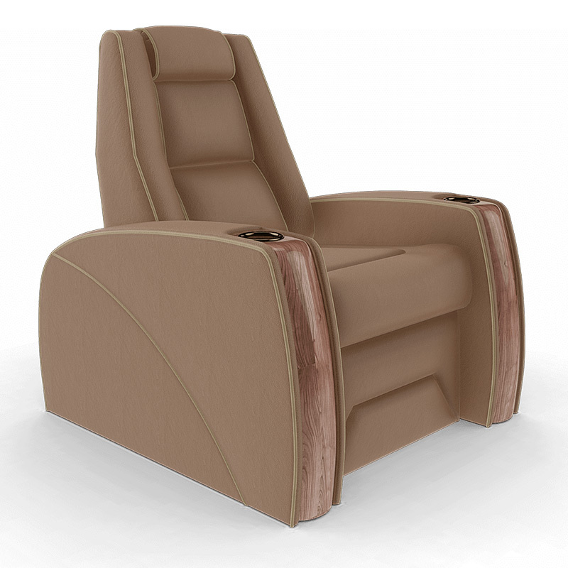 Single seat video room private cinema sofa luxury, all-electric stretching function