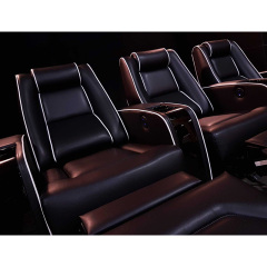 Single seat video room private cinema sofa luxury, all-electric stretching function