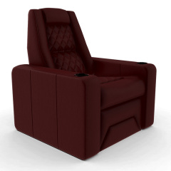 Single seat video room private cinema sofa luxury, all-electric stretching function
