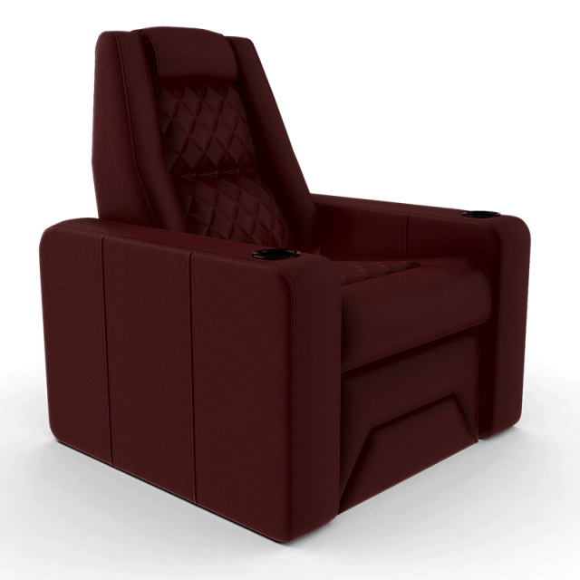 Single seat video room private cinema sofa luxury, all-electric stretching function