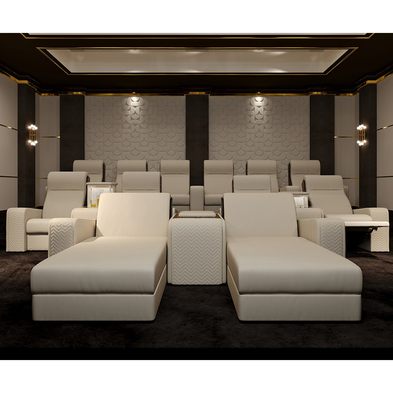 chaise video room private cinema sofa luxury, all-electric stretching function