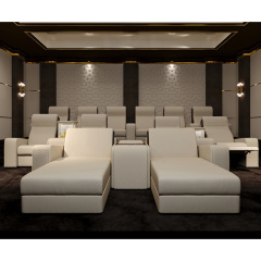 chaise video room private cinema sofa luxury, all-electric stretching function