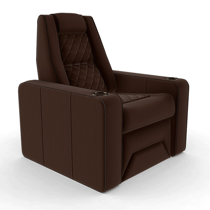Single seat video room private cinema sofa luxury, all-electric stretching function