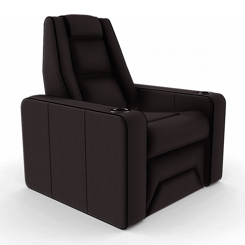 Single seat video room private cinema sofa luxury, all-electric stretching function