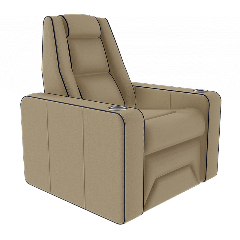 Single seat video room private cinema sofa luxury, all-electric stretching function